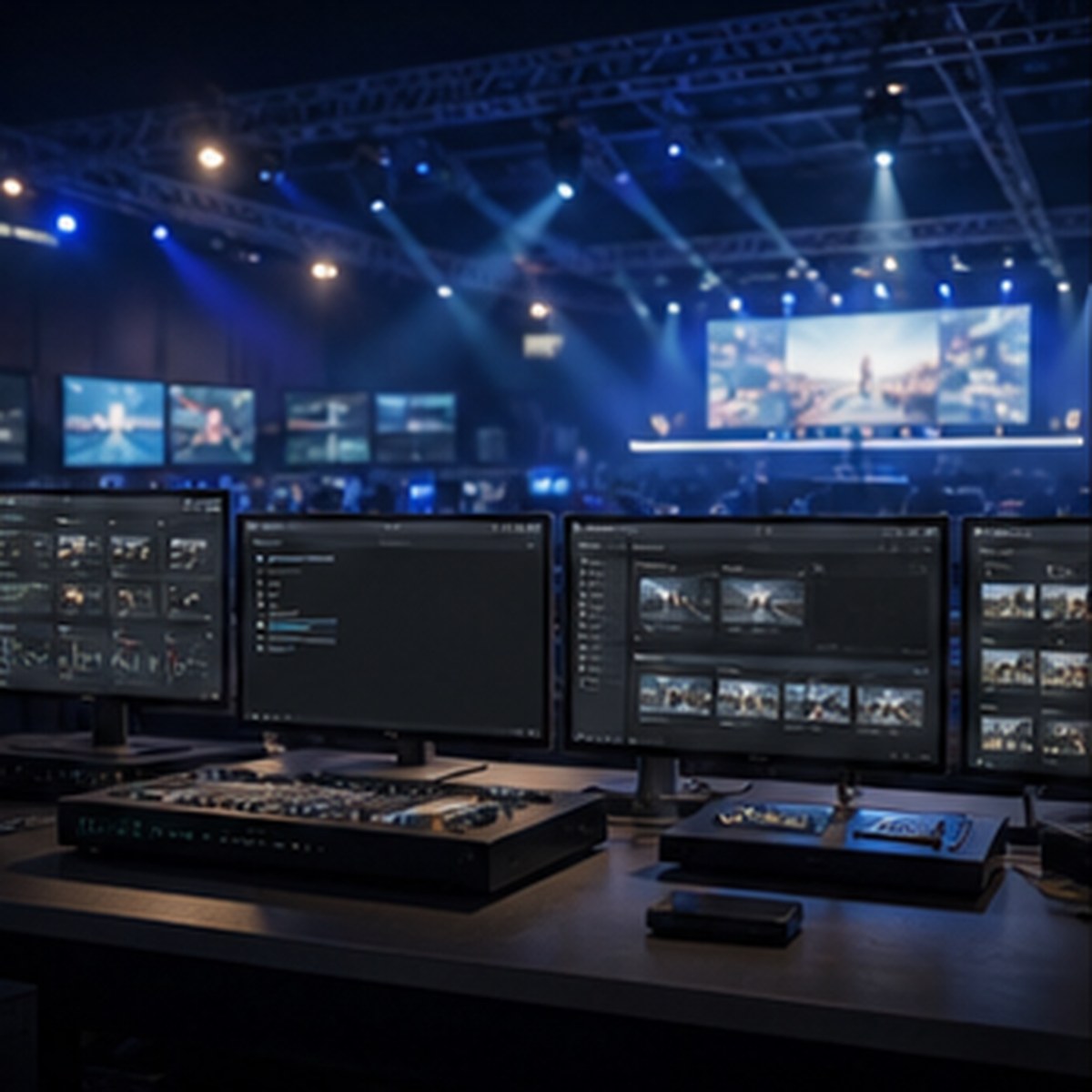 Live broadcast operations command room