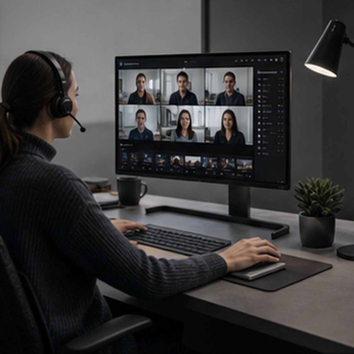 OnAirGrid demo conversation in a broadcast operations room
